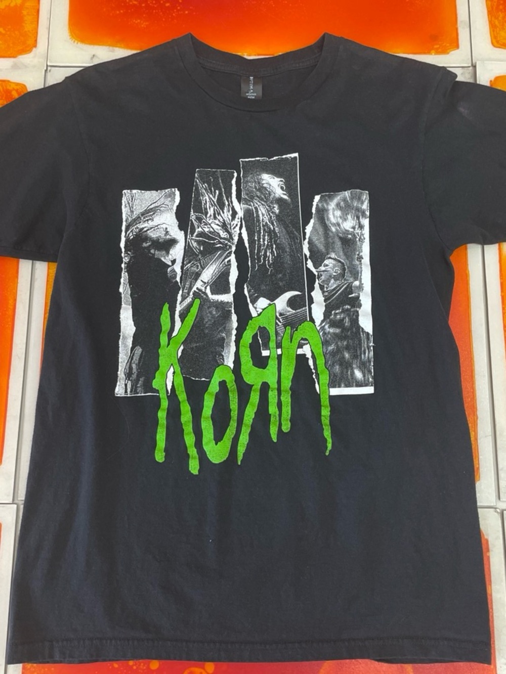 Kirk Band T-Shirt with Green Logo